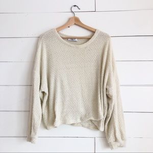 Carly Jean Los Angeles CJLA Cream Ivory Sweater